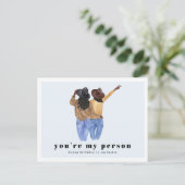 あなたは私の人 | ベストフレンドの誕生日 ポストカード (スタンド正面)