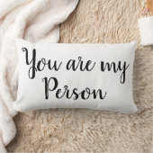 「あなたは私の人」名言 デコ スロー枕 ランバークッション (ブランケット)