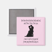 あなたは私の体&ソウル引用文 マグネット (正面/裏面)