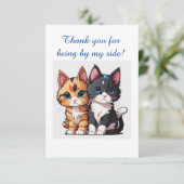 あなたは私の傍にいてくれてありがとう サンキューカード (スタンド正面)