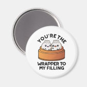 あなたは私の充填Dimsum Punのラッパー マグネット (正面/裏面)