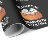 あなたは私の充填Dimsum Pun DarkBGのラッパー ラッピングペーパー (ロールコーナー)