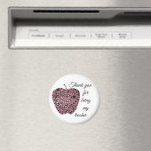 あなたは私の先生赤モザイクの人である マグネット (インサイチュ (食洗機))