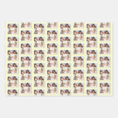 あなたは私の全てのベビー写真の黄色 ラッピングペーパーシート (正面3)