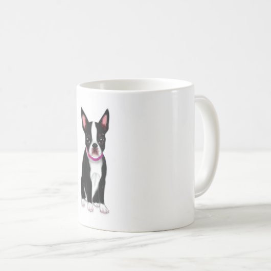 あなたは私の全てのボストンテリアの心のペットDESIである コーヒーマグカップ (正面右)