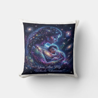 あなたは私の全宇宙 - コズミックママベイビーアート クッション