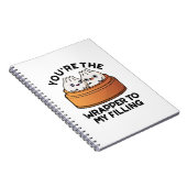 あなたは私の具材を包むディムサムの皮のパターンよ！ ノートブック (右側)