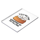 あなたは私の具材を包むディムサムの皮のパターンよ！ ノートブック (左側)