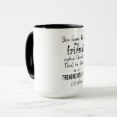 あなたは私の友人で、シャーロットEBホワイトに返事をくれた マグカップ (正面左)