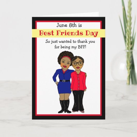 あなたは私の友人パープル最高のカードしてくれてありがとう カード (正面)