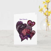 あなたは私の友達になってくれてありがとう カード (黄色い花)