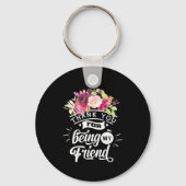 あなたは私の友達になってくれてありがとう キーホルダー (正面)