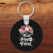 あなたは私の友達になってくれてありがとう キーホルダー (正面)