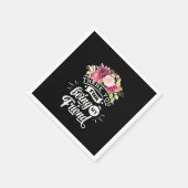 あなたは私の友達になってくれてありがとう スタンダードカクテルナプキン (角)