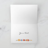 あなたは私の友達になってくれてカスタムありがとう サンキューカード (内部)