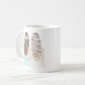 あなたは私の友達のマ最高のグになる？ コーヒーマグカップ (正面左)