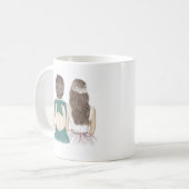 あなたは私の友達のマ最高のグになる？ コーヒーマグカップ (正面左)