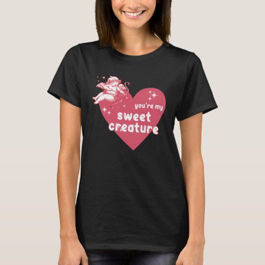 あなたは私の可愛い生き物 Y2Kベイビースタイル Tシャツ (正面)