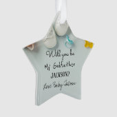 あなたは私の名付け親クリスマススターオーナメント オーナメント (正面)