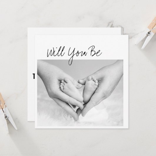 あなたは私の名親になれますか。提案カード カード (正面/裏面インサイチュ)