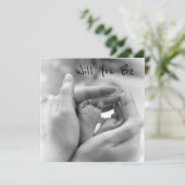 あなたは私の名親になれますか。足生まれたばかりの提案 カード (スタンド正面)