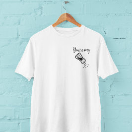 あなたは私の塩、かわいい、BFF、カップルのマッチング Tシャツ