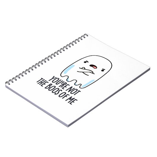 あなたは私の声ではないおもしろい幽霊パン ノートブック (左側)