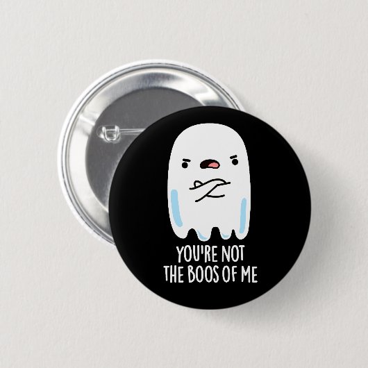 あなたは私の声ではないおもしろい幽霊プンダークBg 缶バッジ (正面&裏面)