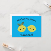 あなたは私の大切なイチゴ レモン カード (正面/裏面インサイチュ)