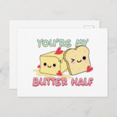 あなたは私の大切なパンのもう半分 ポストカード (正面/裏面)