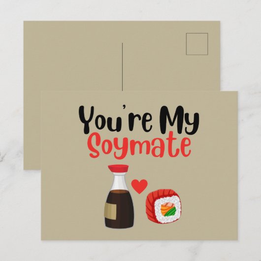 あなたは私の大豆、大豆 ポストカード (正面/裏面)