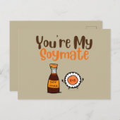 あなたは私の大豆、大豆 ポストカード (正面/裏面)