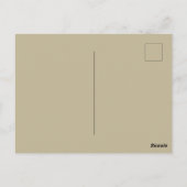 あなたは私の大豆、大豆 ポストカード (裏面)