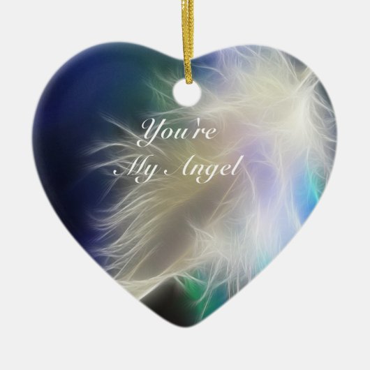 あなたは私の天使! セラミックオーナメント (正面)