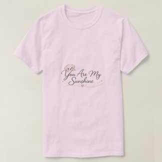 あなたは私の太陽です フローラル 励ましの言葉 Tシャツ