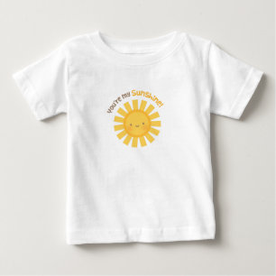 あなたは私の太陽です 赤ちゃんのためのキュートで明るい太陽 ベビーTシャツ