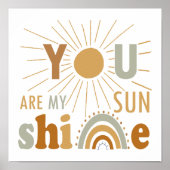 あなたは私の太陽の光、遊び場、子供部屋、教室 ポスター (正面)