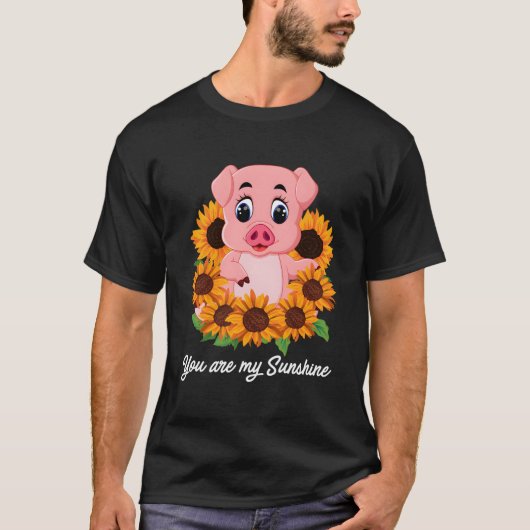 あなたは私の太陽ガーデンラブフラワー Tシャツ (正面)