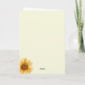 あなたは私の太陽、お母さん ハッピーマザーズデーカード サンキューカード (裏面)