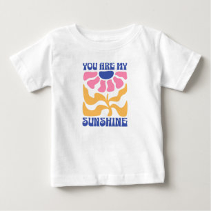 あなたは私の太陽 かわいい インスピレーション 名言 ベビーTシャツ