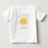 あなたは私の太陽 ベビーTシャツ (裏面)