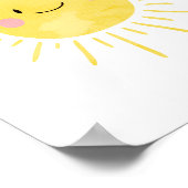 あなたは私の太陽 保育園プリント ベビーシャワー ポスター (角)