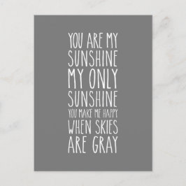 あなたは私の太陽 私の唯一の太陽 ポストカード