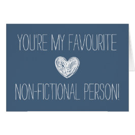 あなたは私の好みのノンフィクション人カード