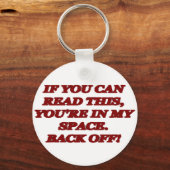 あなたは私の宇宙で~をオフに! キーホルダー (正面)