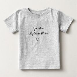 あなたは私の安心できる場所 キッズTシャツ ベビーTシャツ