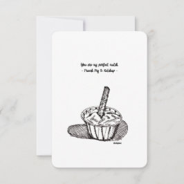 あなたは私の完璧なマッチ、フラットカード