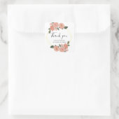 あなたは私の小規模企業のステッカーをサポートしてくれてありがとう スクエアシール (バッグ)