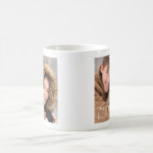 あなたは私の幸せ(1つまたは2つの写真) コーヒーマグカップ (中央)