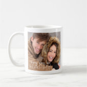 あなたは私の幸せ(1つまたは2つの写真) コーヒーマグカップ (左)